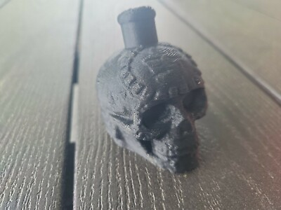 #ad Aztec Mayan Death Whistle Black Skull *** MADE IN USA *** $8.99