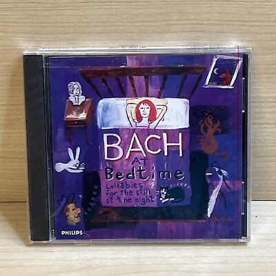 #ad Bach at Bedtime: Lullabies for the Still of the Night CD 1995 Philips Sealed $10.49