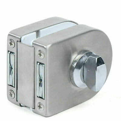 #ad Stainless Steel 304 Frameless Glass Door Lock 10mm 12mm Glass Double Door Lock $12.57