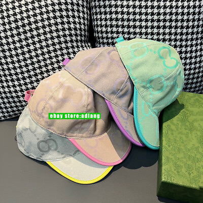#ad adjustable baseball cap Dark pattern Sun hat fashion women 2024 sweet color NEW $48.99