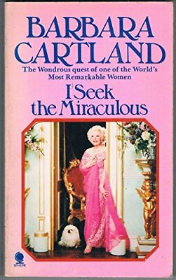 #ad I Seek the Miraculous by Cartland Barbara Paperback softback Book The Fast $139.24