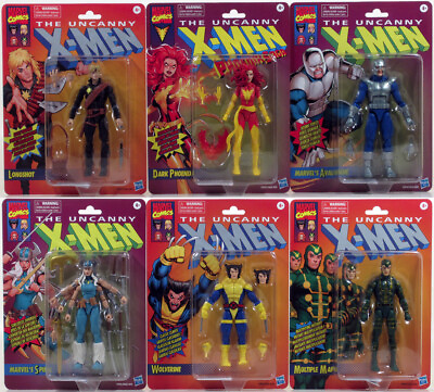 #ad Marvel Legends The Uncanny X Men Retro Figure Phoenix Spiral Longshot CHOOSE $36.99