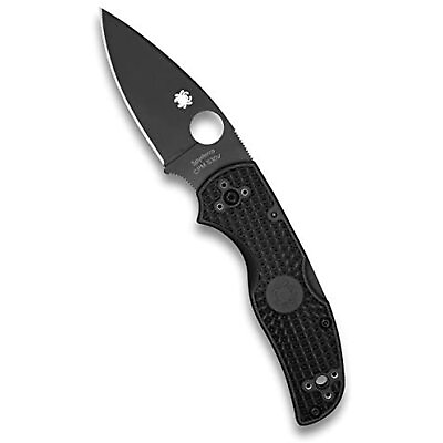 #ad Spyderco Native 5 Signature Folder Knife with 2.95quot; CPM S30V Black Steel Blade $153.00