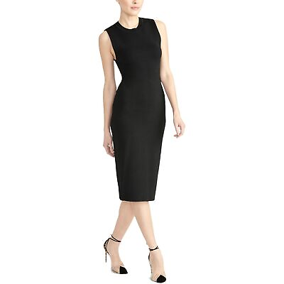 #ad Rachel Roy Women#x27;s Cutout Sweater Dress Black Size Small $27.50