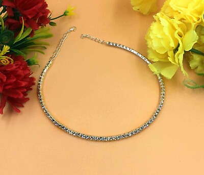 #ad Indian Bollywood Traditional Bridal Silver Kundan Pearls Fashion Jewelry Sets $10.50