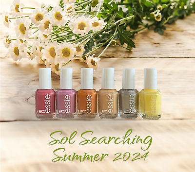 #ad ESSIE Summer 2024 Sol Searching Nail Polish FULL SET 6 pcs #1820 1825 $39.99