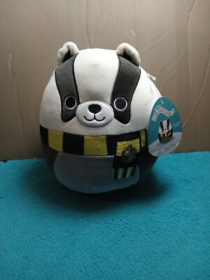 #ad Squishmallows Hufflepuff Badger Harry Potter 10quot; Squishmallow Plush NEW $30.00