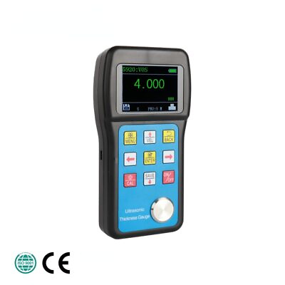 #ad Portable Ultrasonic Thickness Gauge Meter Tester 0.75 600mm For Plastics Glass $298.49