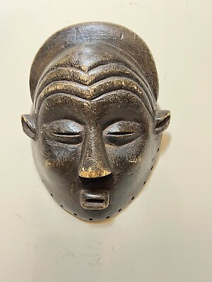 #ad LEGA bwami society mask Congo 8quot; X 4quot; X 3quot; African Art Deco $120.00