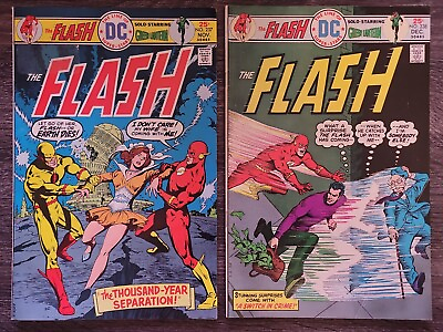 #ad The Flash #237 #238 1975 DC Comics Reverse Flash Key 1st Mr. Originality $12.00