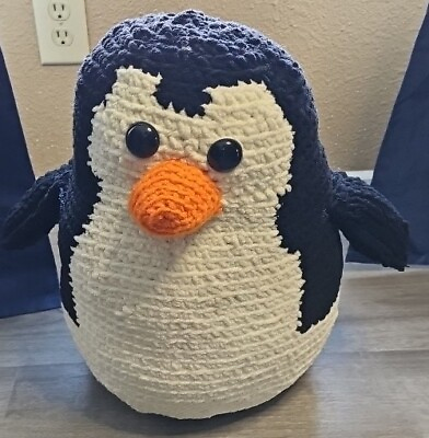 #ad Handmade Crochet Penguin $15.00