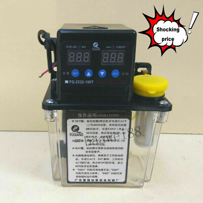 #ad Dual Digital Display Automatic Electric Lubrication Pump Oiler NC Pump 110V 220V AU $116.50