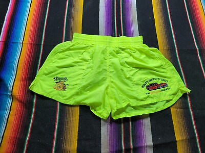 #ad Vintage Worlds Famous 57 Chevy Tom Mongoose McEwen Shorts Size Small $18.96