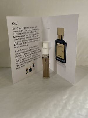 #ad Maison Francis Kurkdjian Oud Extrait de Parfum Vial Spray 2ml 0.06 fl oz $15.00