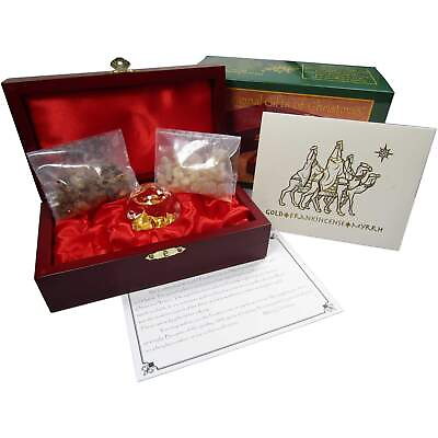 #ad The Original Gifts Of Christmas Gold Frankincense and Myrrh Box Holiday Gift Set $39.99