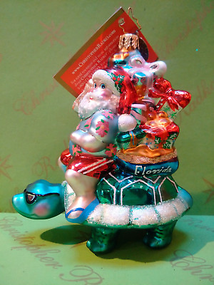 #ad Christopher Radko Florida Deliveries Glass Ornament $58.47