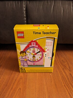 #ad Lego Time Teacher Pink 9005039 Clock And Box Only Learning Toy No Watch $17.99