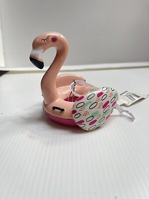 #ad Hallmark Gift Ornament Pink Flamingle Pool Float $14.99