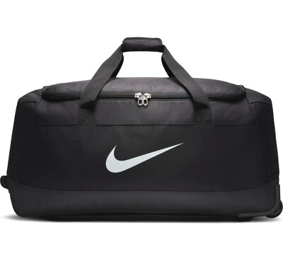 #ad NWT Nike Club Team Swoosh Roller Bag BA5199 010 black 120L $117.74