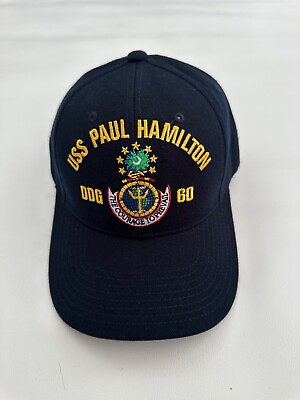 #ad USS Paul Hamilton DDG 60 The Corps US Navy Baseball Cap One Size $29.99