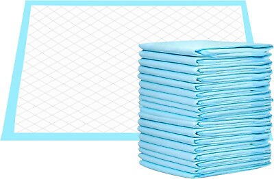 #ad 40 Disposable 23x24 Puppy Pads Ultra Absorbency Heavy Duty Pee Underpads USA $20.85