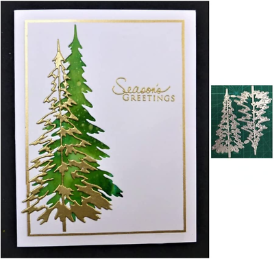 #ad Woodland Dies for Card Making Merry Christmas Die Cuts Metal Cutting Dies Snowfl $13.49