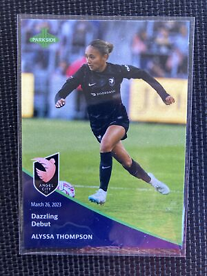 #ad ALYSSA THOMPSON 2023 Parkside Pronto NWSL 1st Angel City Debut RC Rookie Card #5 $25.99