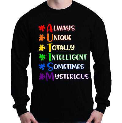#ad Always Unique Long Sleeve Autism Awareness Spread Understanding Shirts $19.91