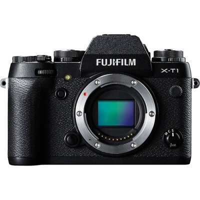 #ad Open Box FUJIFILM X T1 Mirrorless Digital Camera Black Body Only $650.00