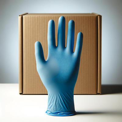 #ad Case of 1000 PVC Nitrile Medical Exam Gloves Powder Free Blue Size Medium $29.99