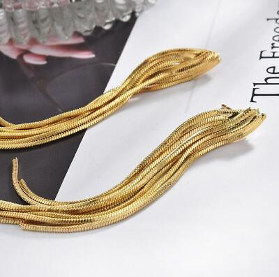 #ad Fashion Women Bohemian Long Tassel Fringe Drop Dangle Earrings Gift $6.46