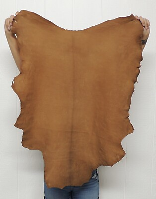 #ad SADDLE BUCKSKIN Leather Hide for Native Crafts Taxidermy SCA LARP Skin Pelt $35.50