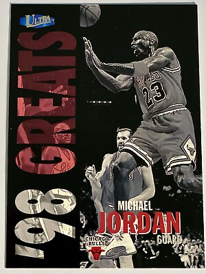 #ad 1998 Fleer Ultra Michael Jordan 98 Greats #259 Rare Parallel Chicago Bulls $14.00