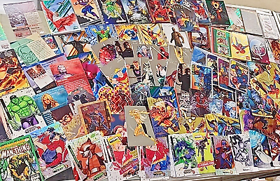 #ad Marvel Comic Card Collection Lot TCG Inserts Numbered Vintage Sketch amp; Autos $14.95
