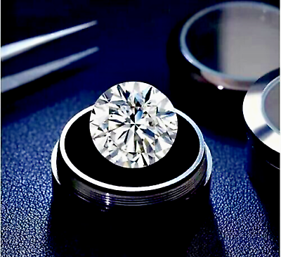 #ad Radiant 2 ct Round Diamond HPHT CVD VVS1 D Grade $199.99