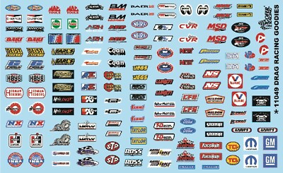 #ad Gofer Racing 11049 1 24 1 25 Drag Racing Goodies Logos $9.99