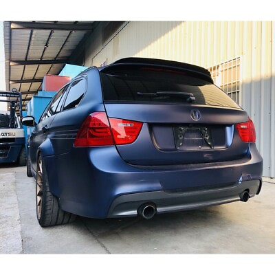 #ad 264G Rear Trunk Spoiler Duckbill Wing Fits 2004 2013 BMW 3 Series E91 Wagon $74.49