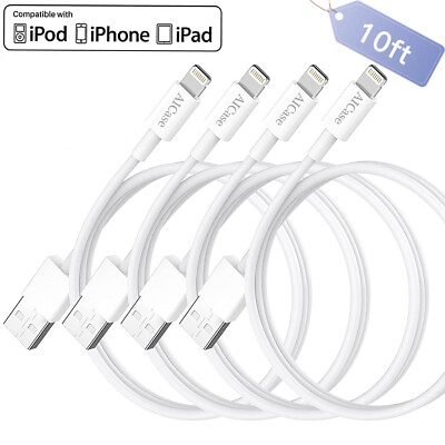 #ad iPhone Charger Data Cable Apple MFi Certified Fast Cable Cord For iPhone iPad $14.99