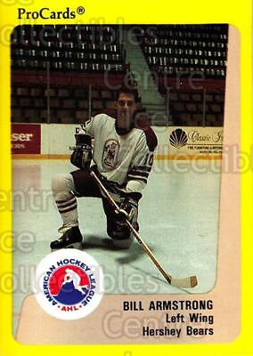 #ad 1989 90 ProCards AHL #349 Bill Armstrong C $2.00