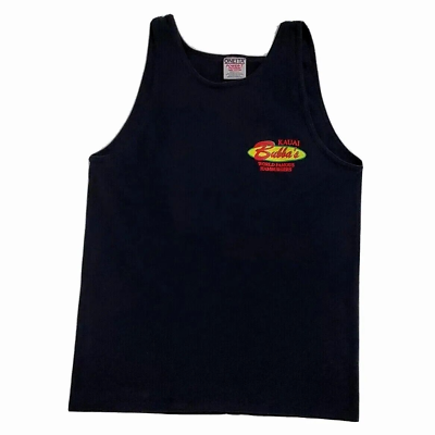 #ad Vintage Kauai Hawaii Bubba#x27;s Burgers Mens Medium Black Tank Top Shirt Oneita $17.99
