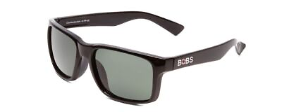 #ad Coyote FP 55 Mens Floating Designer Polarized Sunglasses in Gloss Blackamp;G15 54mm $49.95