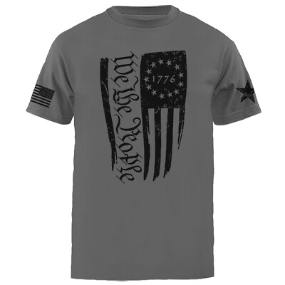 #ad We The People US Flag American Pride Constitution Patriotic T shirt $20.25