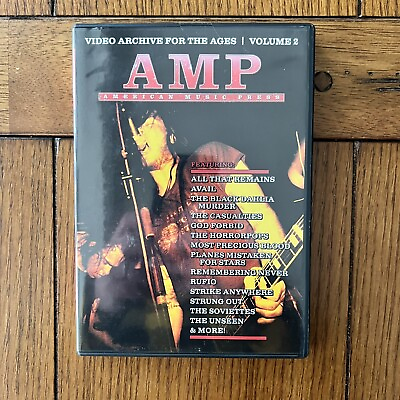 #ad AMP Magazine Volume 2 DVD 2005 All That Remains The Bronx 100 Demons Avail $4.95