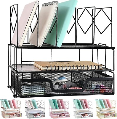 #ad Desk Organizers and Accessories Office Supplies Desk Organizer with Sliding Dra $28.99