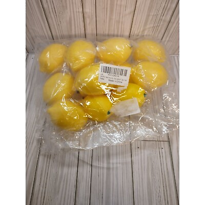 #ad Samyo 12PCS Lifelike Artificial Lemons $9.00
