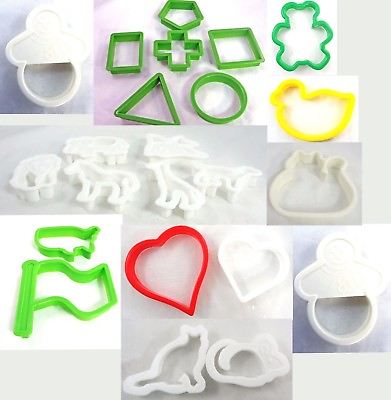 #ad Plastic Cookie Cutters Many Shapes amp; Sizes You Choose CC#4 $2.50