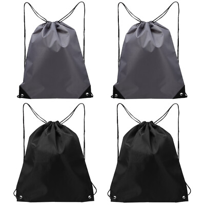 #ad #ad 4PCS Simple Multipurpose Premium Drawstring Pouches Draw String Bags $12.25