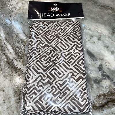 #ad Head wraps for women. Beautiful Pattern Cream brown NEW $11.00