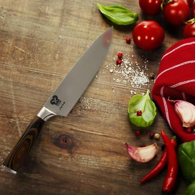 #ad Premium 8 Inch Chef#x27;s Knife: Expertly Forged with High Quality German Stainless $15.45