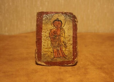 #ad Tibet 18th Century Old Antique Buddhist Tsaklis Tsakli Thangka Tangka Buddha $37.00